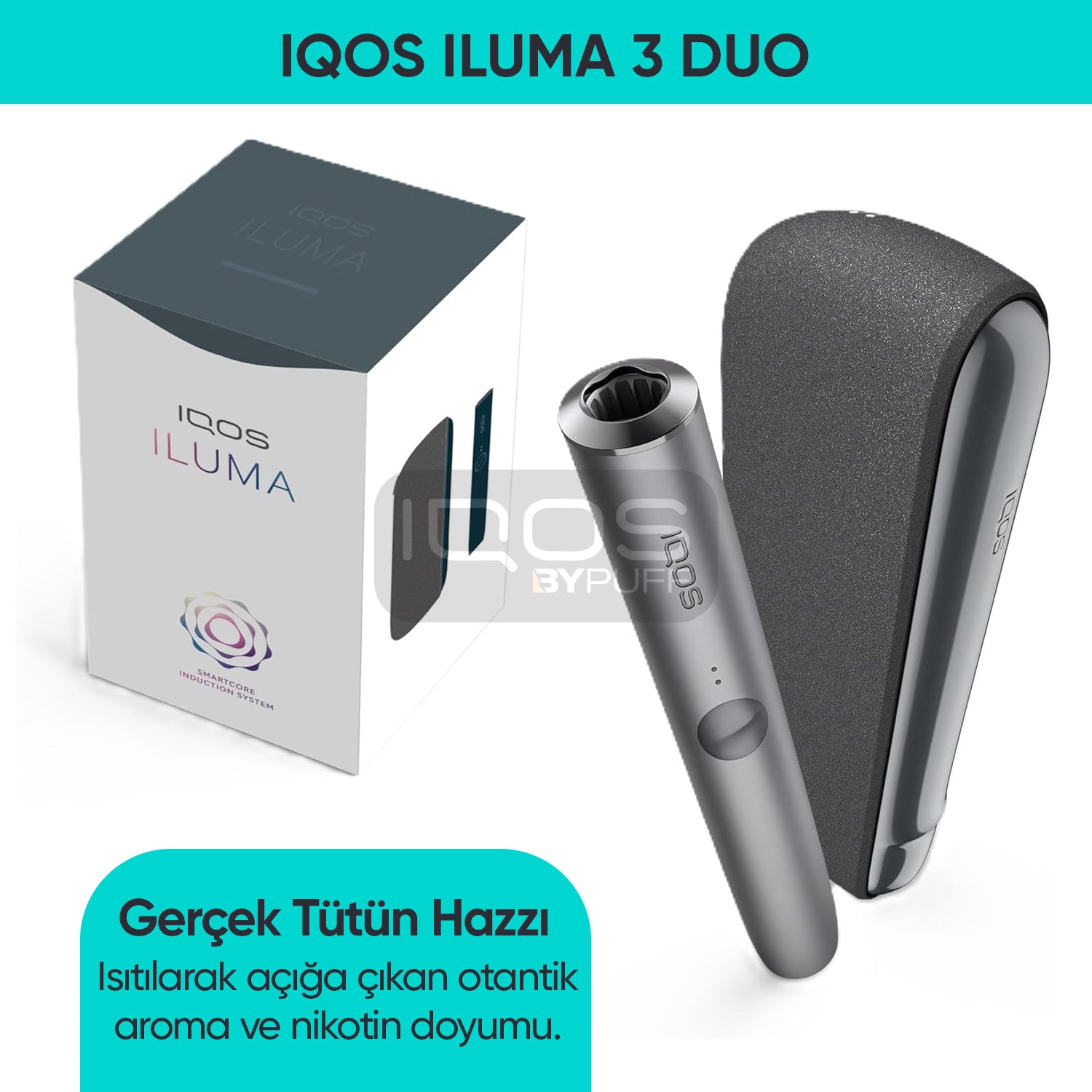 Black | IQOS ILUMA 3 DUO Cihazı