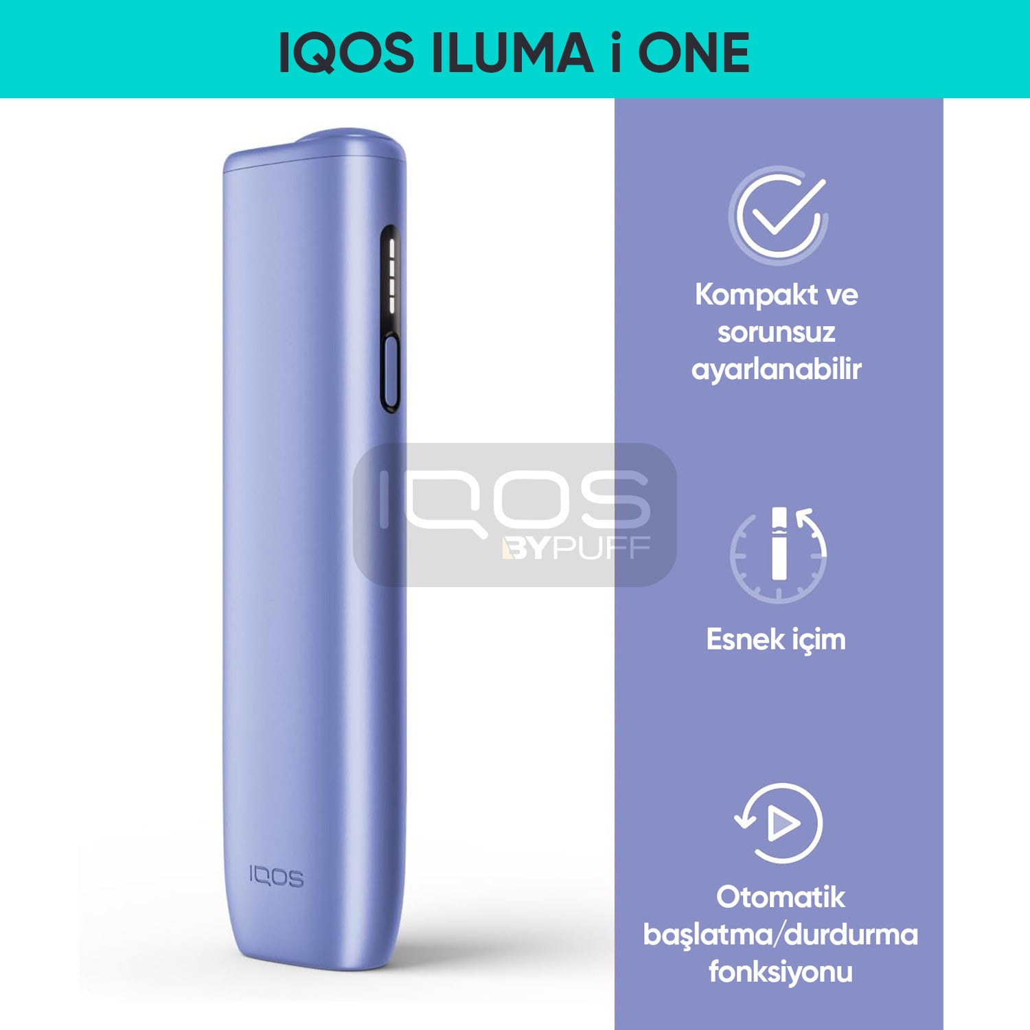 PURPLE (MOR) | IQOS ILUMA i ONE Cihazı