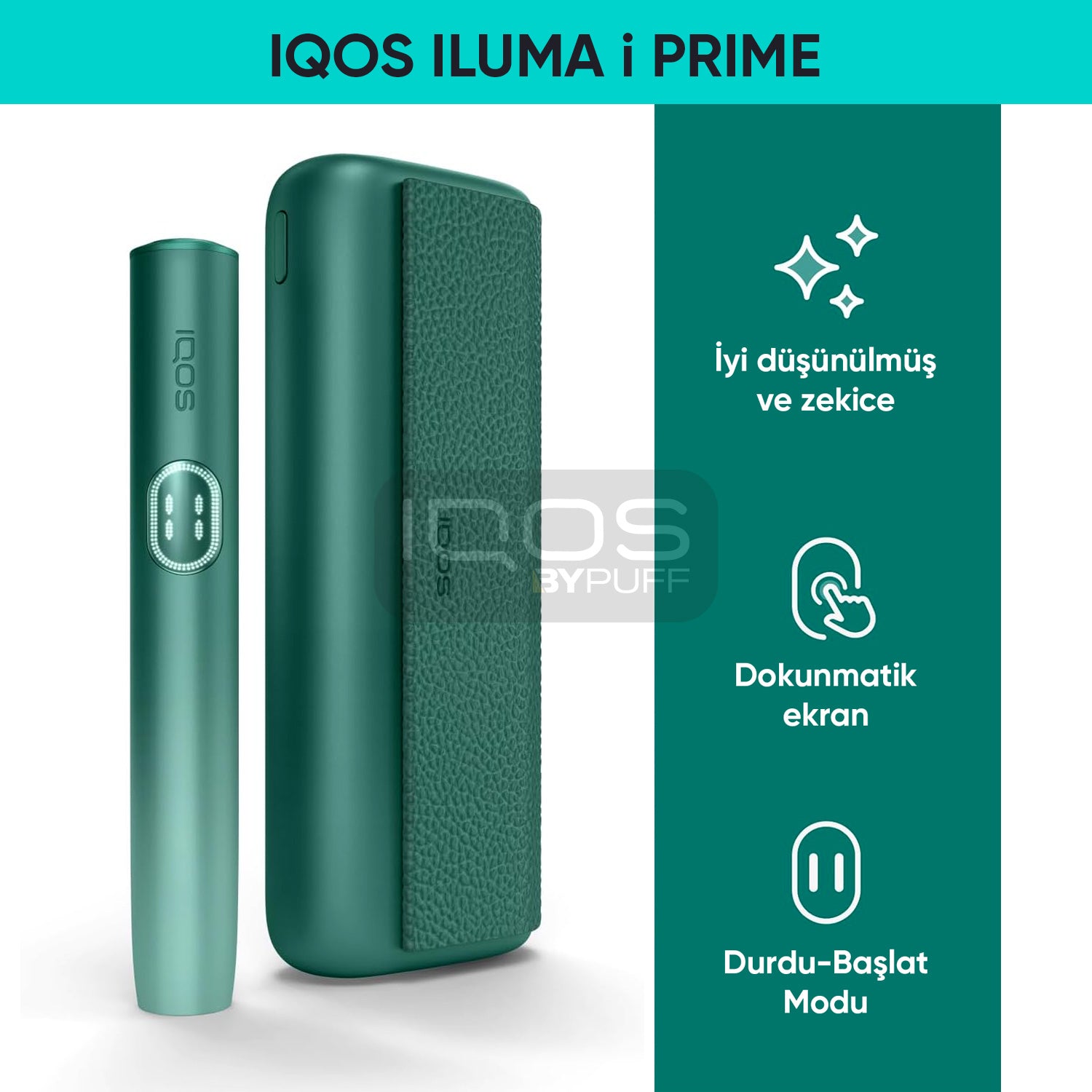 GREEN (YEŞİL) | IQOS ILUMA i PRIME Cihazı