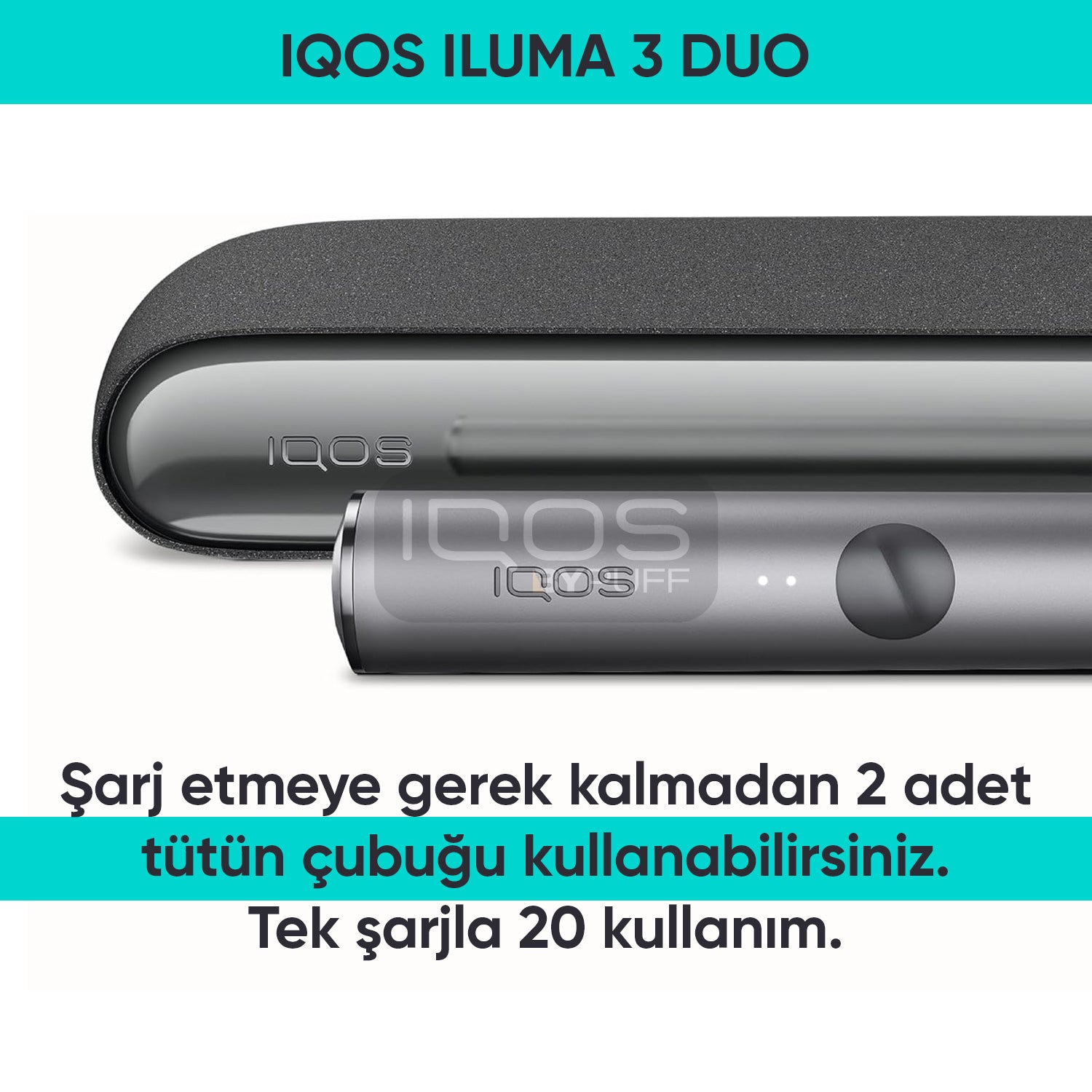 Black | IQOS ILUMA 3 DUO Cihazı