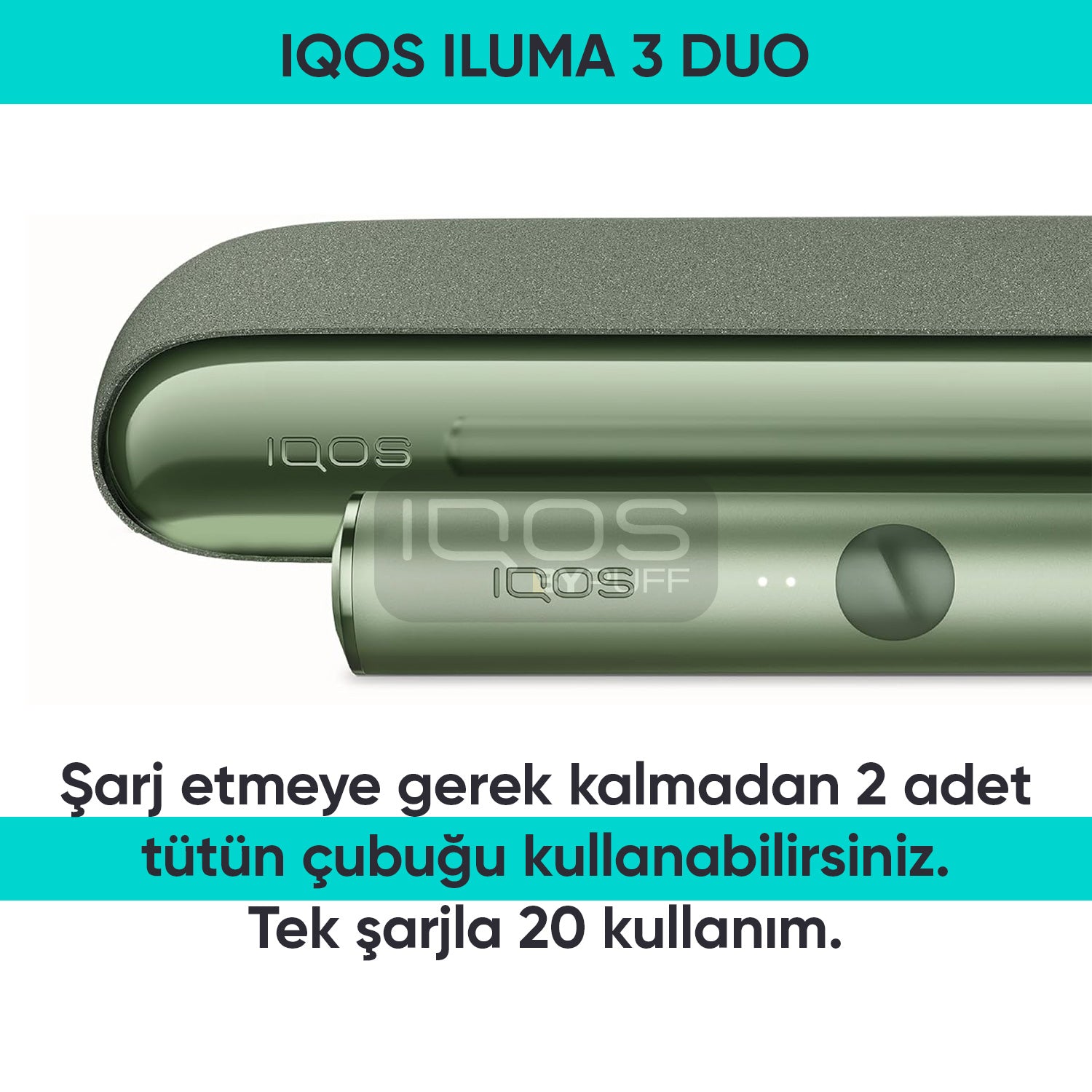 Green | IQOS ILUMA 3 DUO Cihazı
