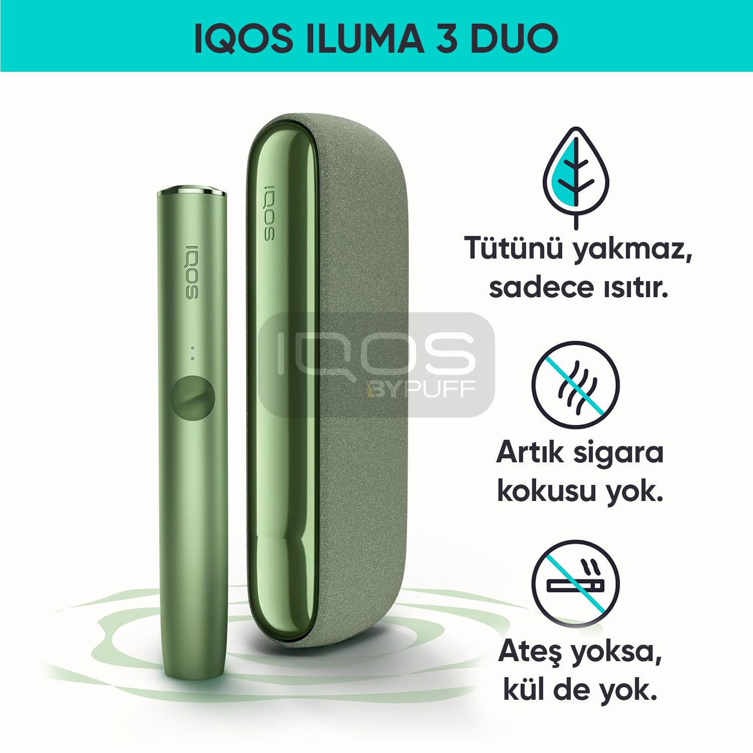 Green | IQOS ILUMA 3 DUO Cihazı