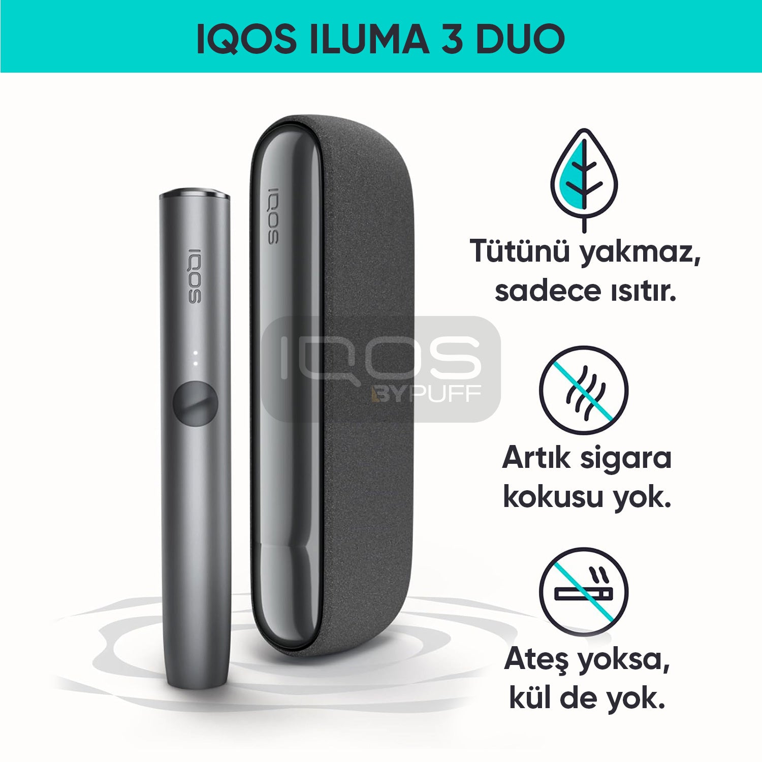 Black | IQOS ILUMA 3 DUO Cihazı